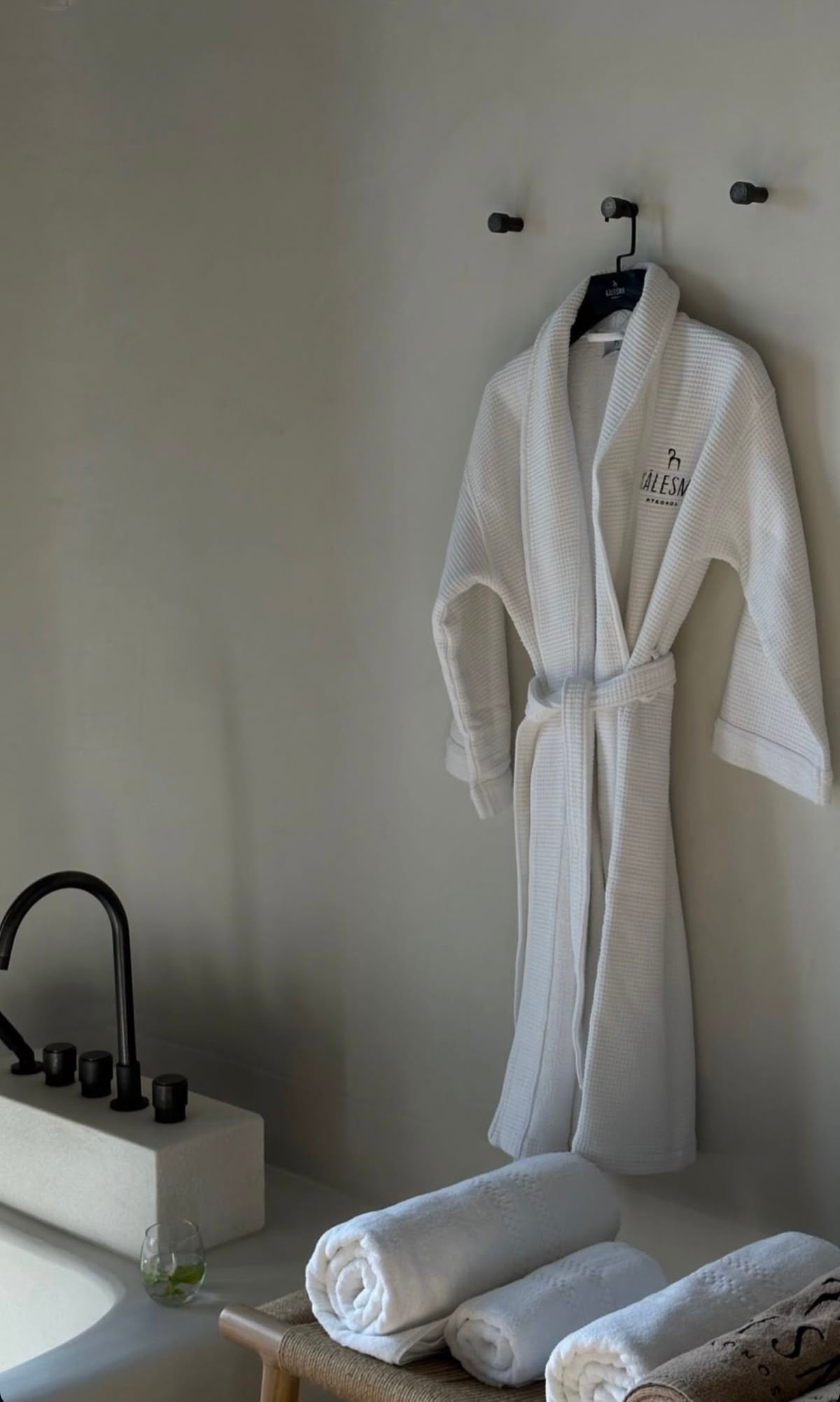 Towels and robes