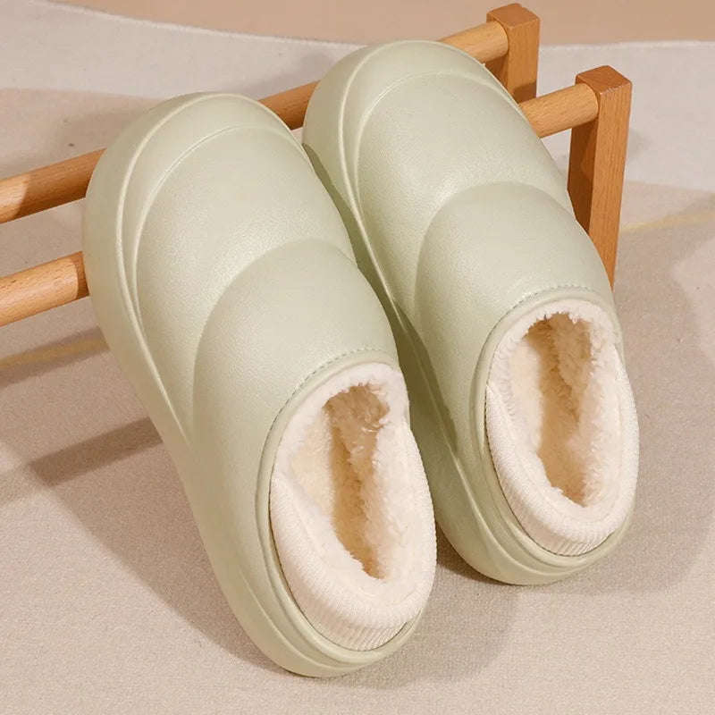 Thick Soles Women Winter Home Cotton Slippers