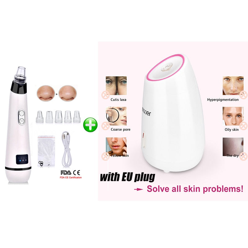 Blackhead Skin Care Dropshipping Discounted Price Face Deep Pore Acne Pimple Removal Vacuum Suction Facial Diamond Beauty Tool