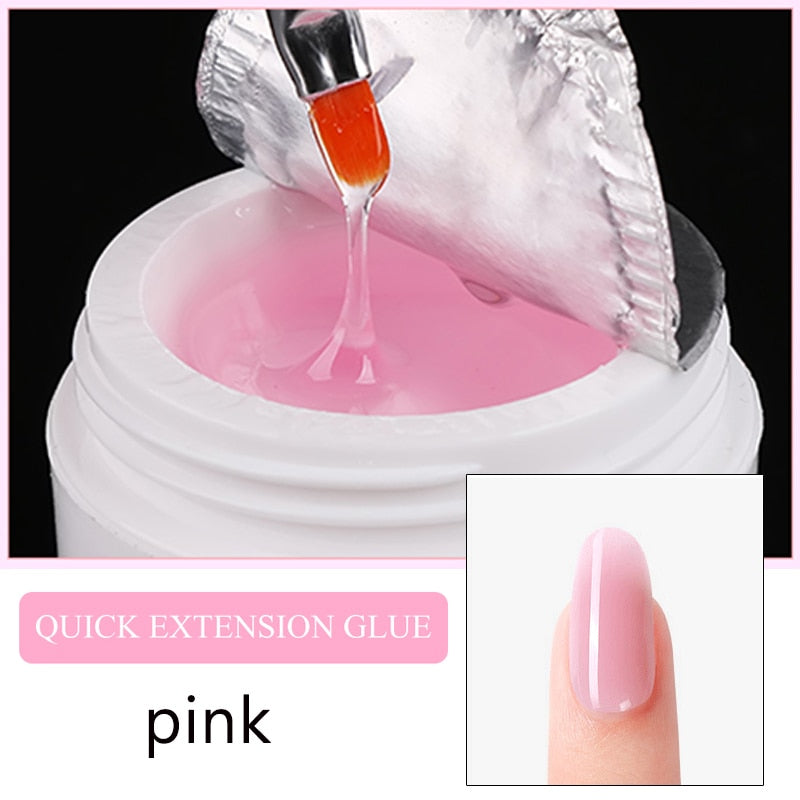 Nail Extension Gel 3 colors Poly Gel Builder Gel For Finger Extension UV Gel Polish Forms for Nail Extension Nail Art Varnish