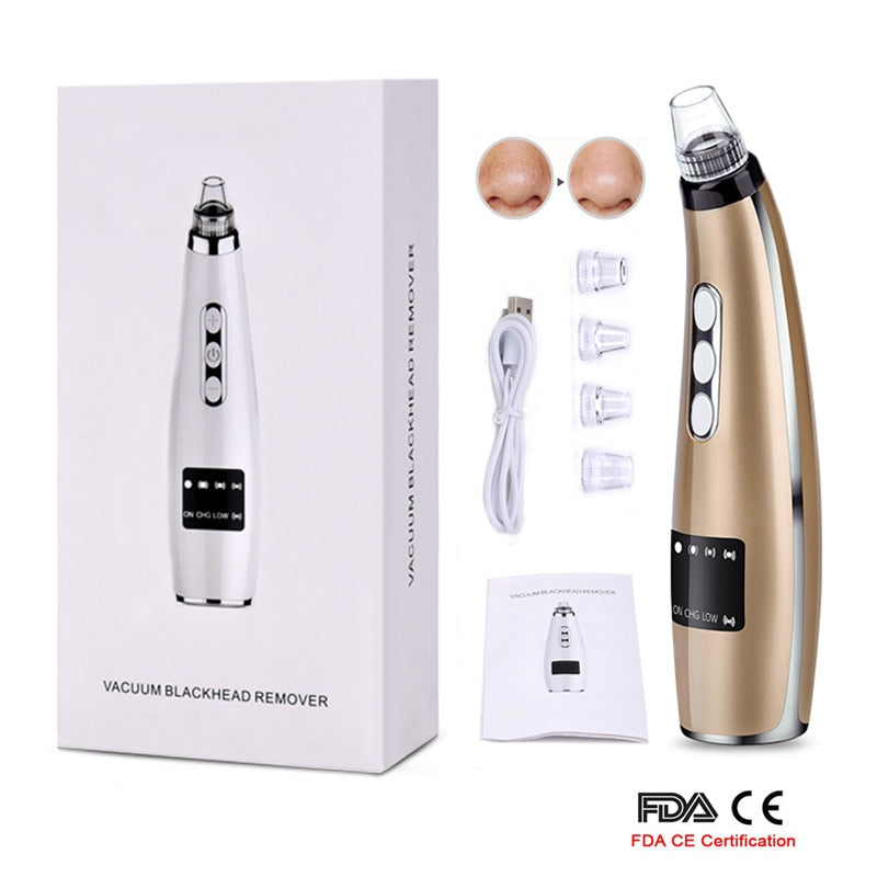 Blackhead Skin Care Dropshipping Discounted Price Face Deep Pore Acne Pimple Removal Vacuum Suction Facial Diamond Beauty Tool