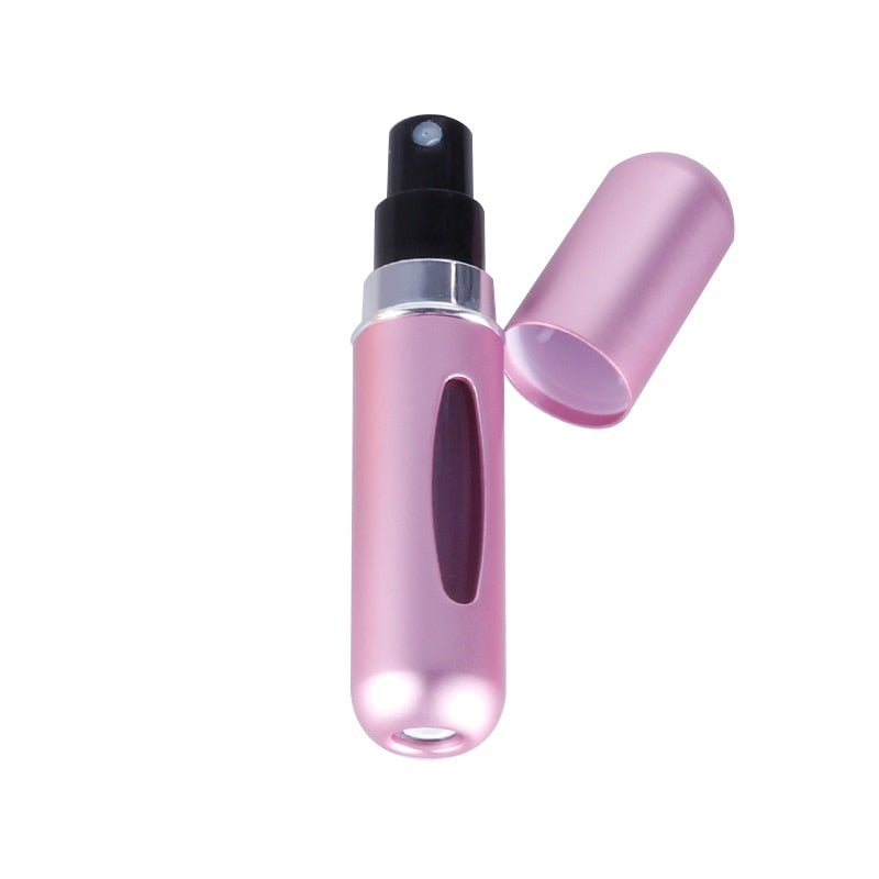 OSHIONER 5ml 8ml Refillable Mini Perfume Spray Bottle Aluminum Spray Atomizer Portable Travel Cosmetic Container Perfume Bottle