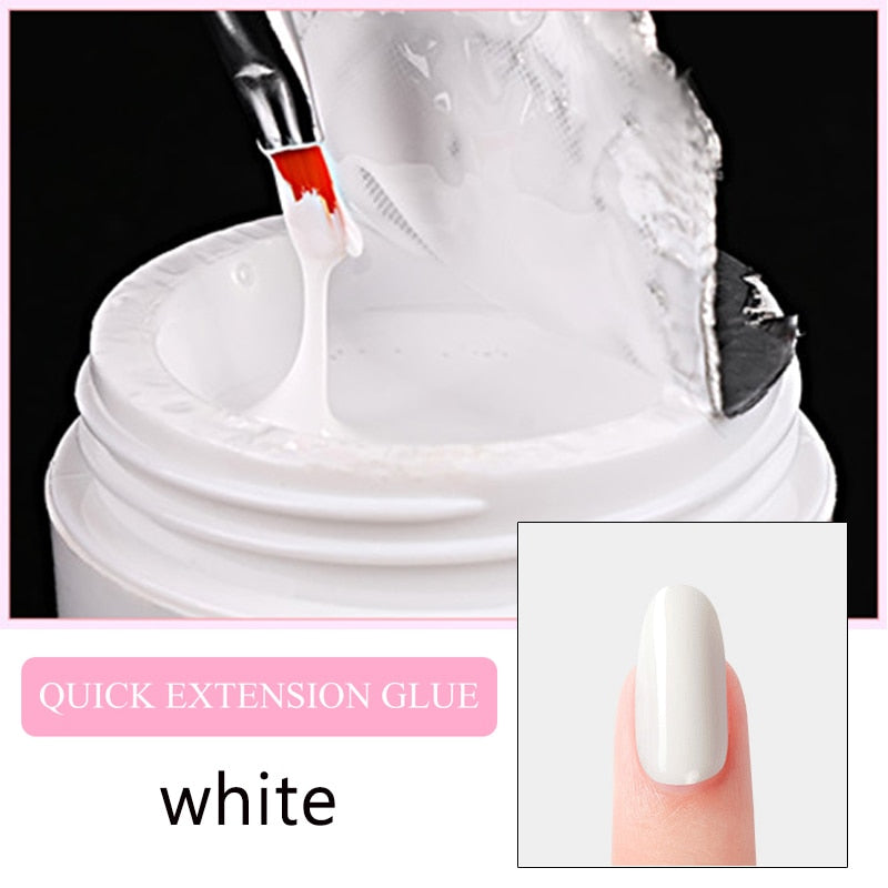 Nail Extension Gel 3 colors Poly Gel Builder Gel For Finger Extension UV Gel Polish Forms for Nail Extension Nail Art Varnish