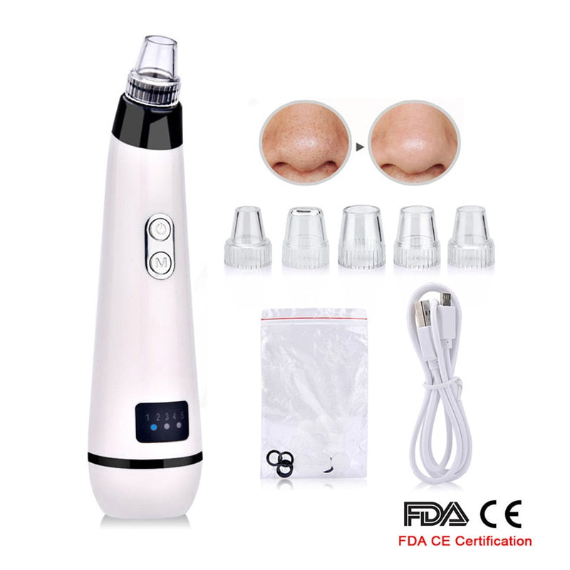 Blackhead Skin Care Dropshipping Discounted Price Face Deep Pore Acne Pimple Removal Vacuum Suction Facial Diamond Beauty Tool