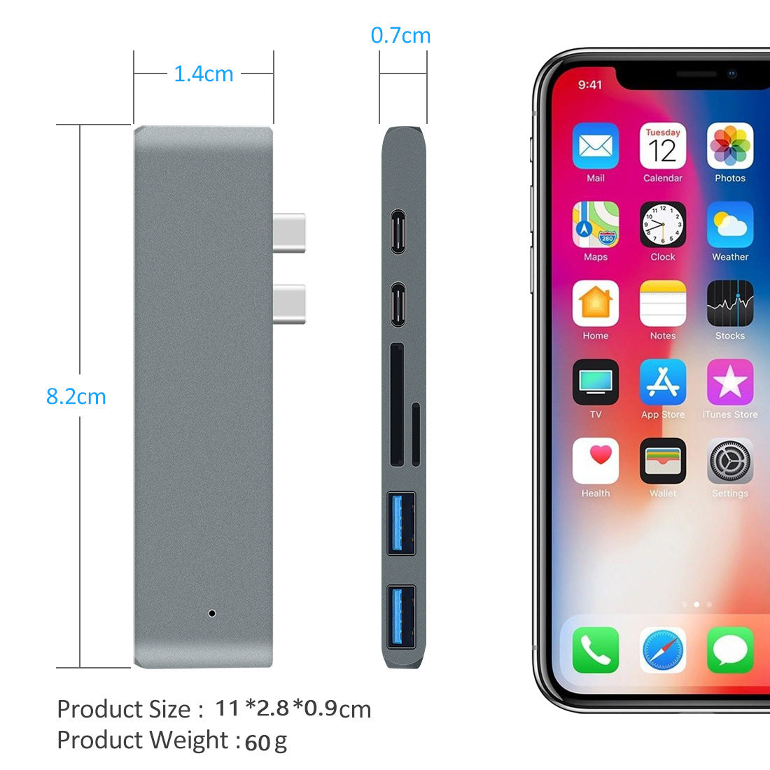 Type-C Docking Station To Expand Usb Adapter