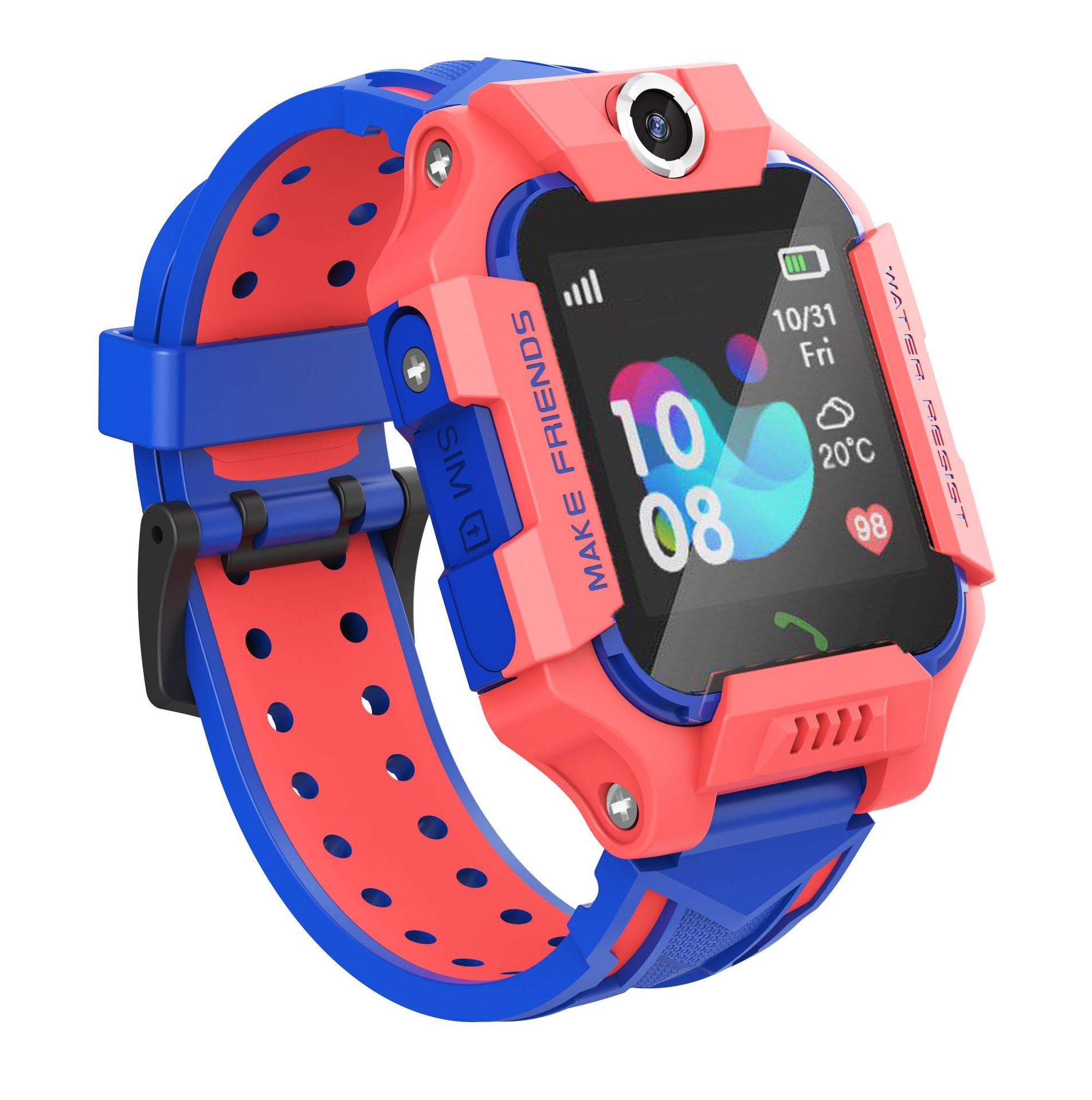 Anti-lost GSM GPS SIM Smart Watch Phone Touch Camera Alarm Locator Kids Children