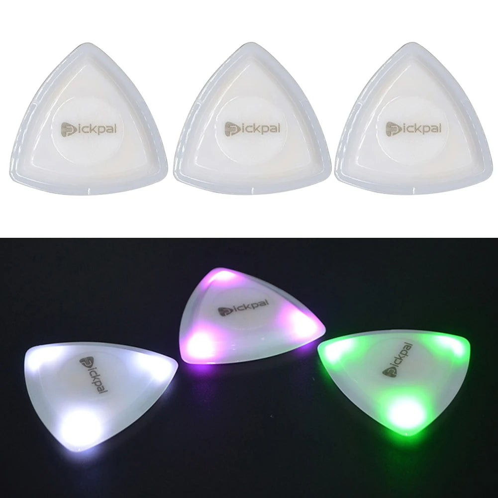 3Pcs Glowing Guitar Picks