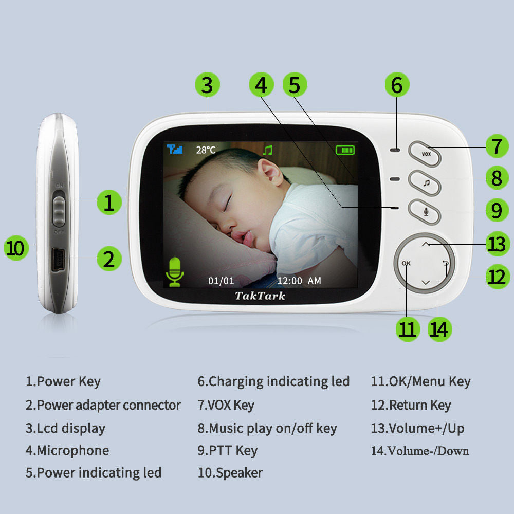 3.2 inch digital baby care device