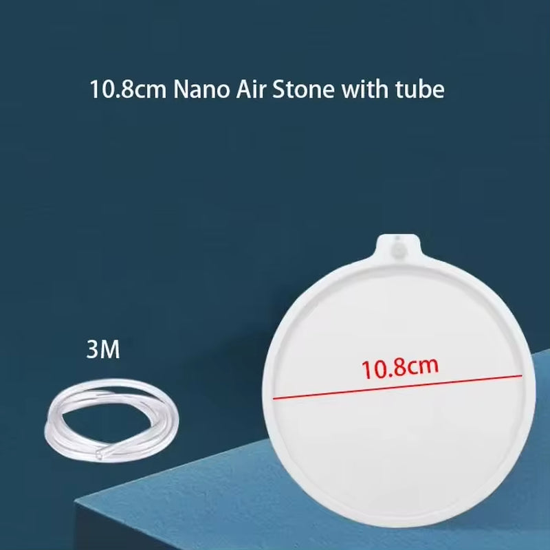 35/50/80/100Mm Fish Tank Aquarium Nano Air Stone Oxygen Aerator Air Bubble Pond Pump Hydroponic Oxygen Supply Accessories