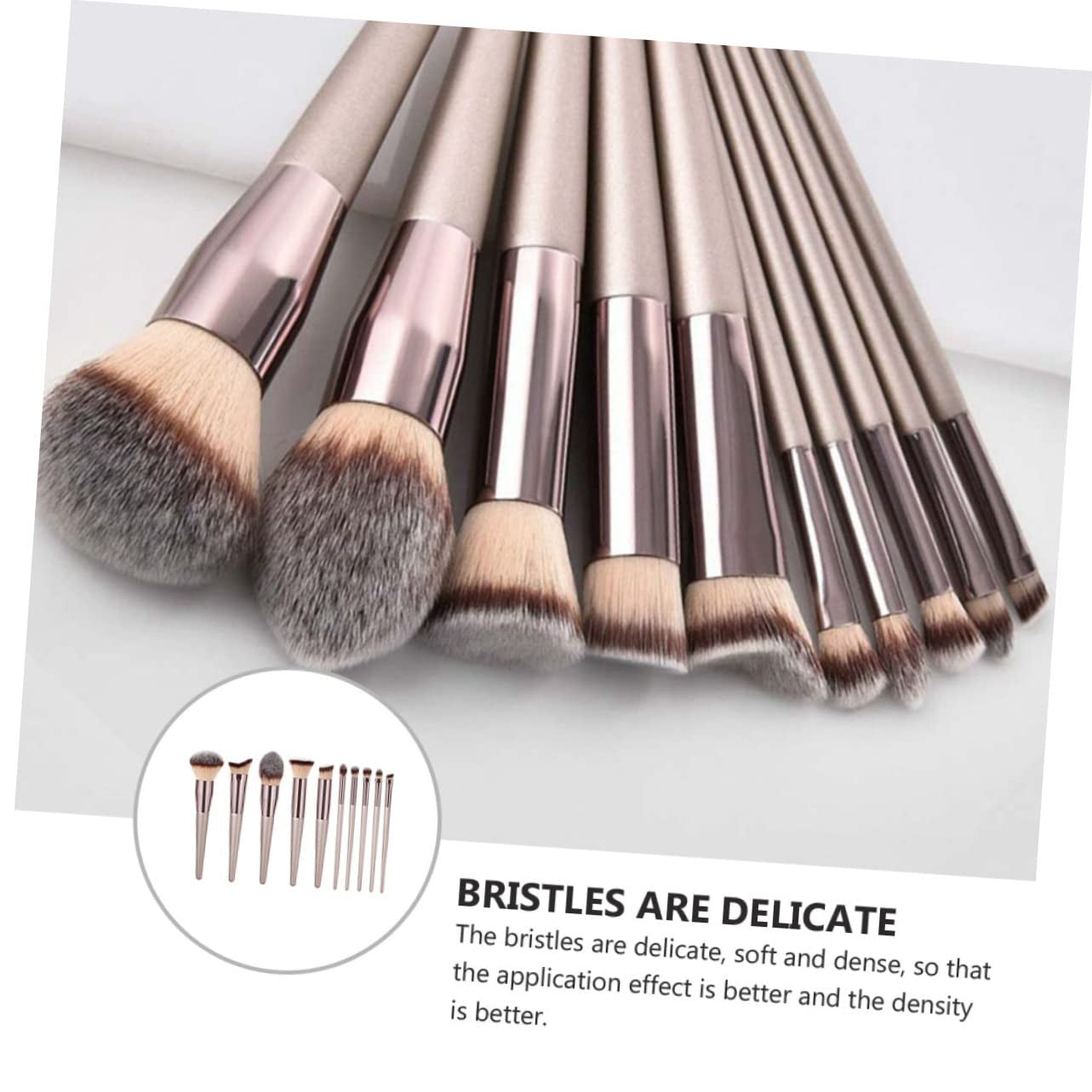 10 Pcs Makeup Brush Set Makeup Brush Cleaner Lip Liner Mascara Wands Makeup Brush Makeup Brush Holder Makeup Case Makeup Brushes Makeup Palette Makeup Kit Aluminum Tube