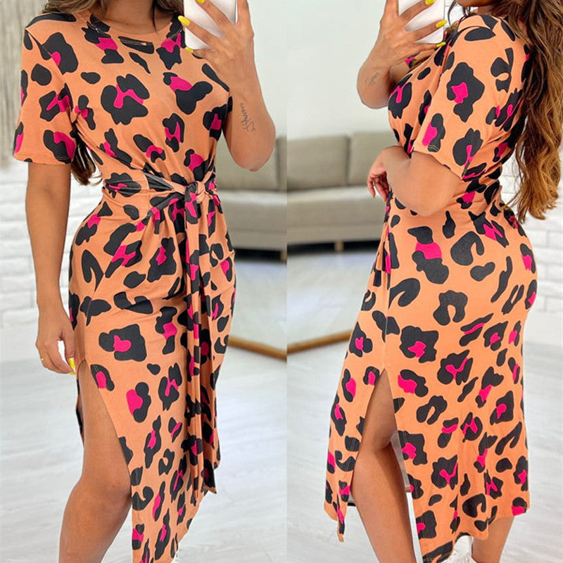 Women's Fashion Personalized Leopard Print Casual Skirt