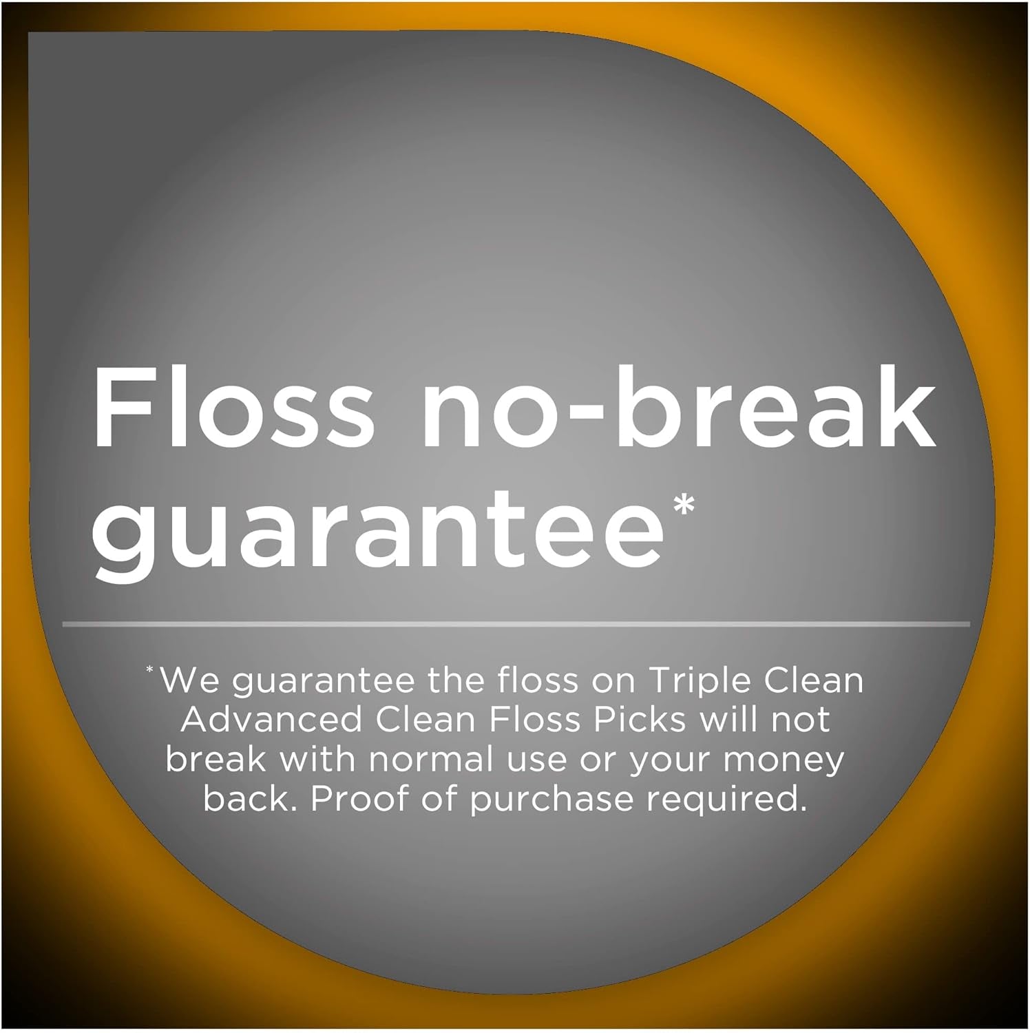 Triple Clean Advanced Clean Floss Picks, No Break & No Shred Floss, 75 Count, 3 Pack