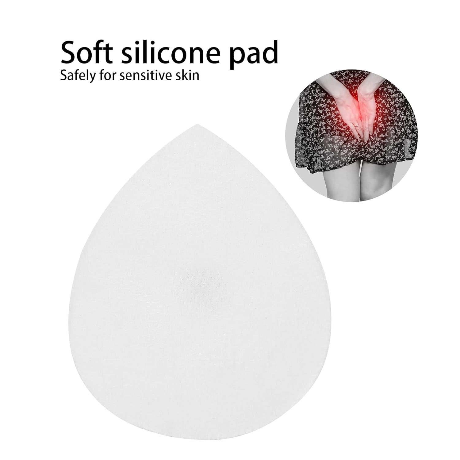 Swimwear Silicone Concealer Pads, Women Concealer Pads Silicone Pads Cover Pads for Women Silicone Pads(Single Medium Size)