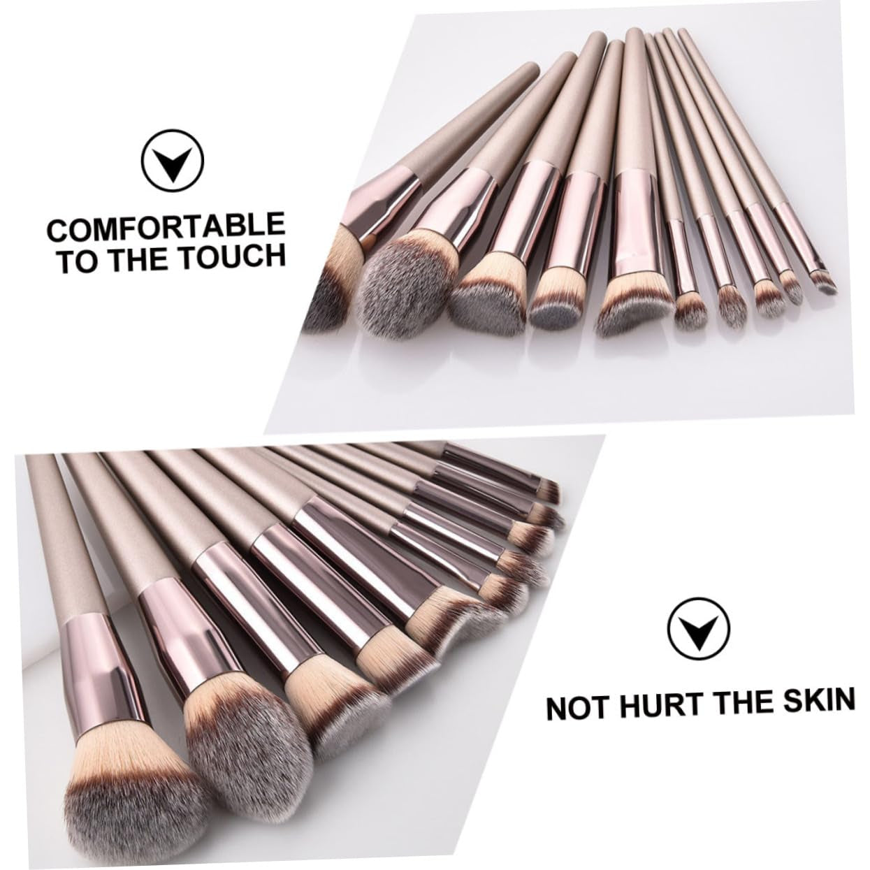 10 Pcs Makeup Brush Set Makeup Brush Cleaner Lip Liner Mascara Wands Makeup Brush Makeup Brush Holder Makeup Case Makeup Brushes Makeup Palette Makeup Kit Aluminum Tube