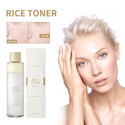 Rice Face Toner Moisturizing Water Brightening Lifting 150Ml Deep Facial Cleanser for Young Glowy Korean Skin Care