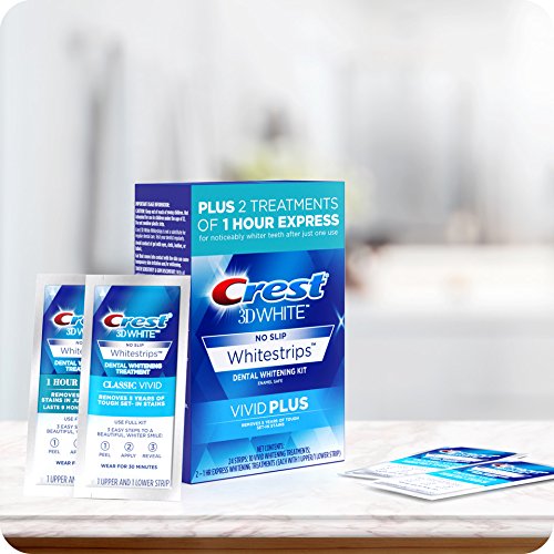 Amazon.com : Crest 3D White Whitestrips Vivid Plus : Beauty