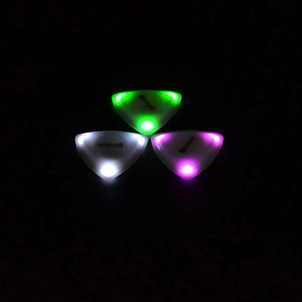 3Pcs Glowing Guitar Picks