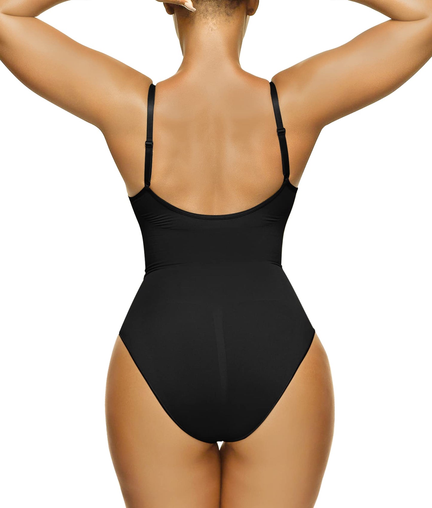 SHAPERX Women's Shapewear Bodysuit Tummy Control Body Shaper Seamless Sculpting Snatched Waist Body Suit