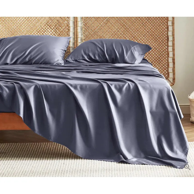 Bamboo Fiber Fitted Bed Sheet Four-Piece Set