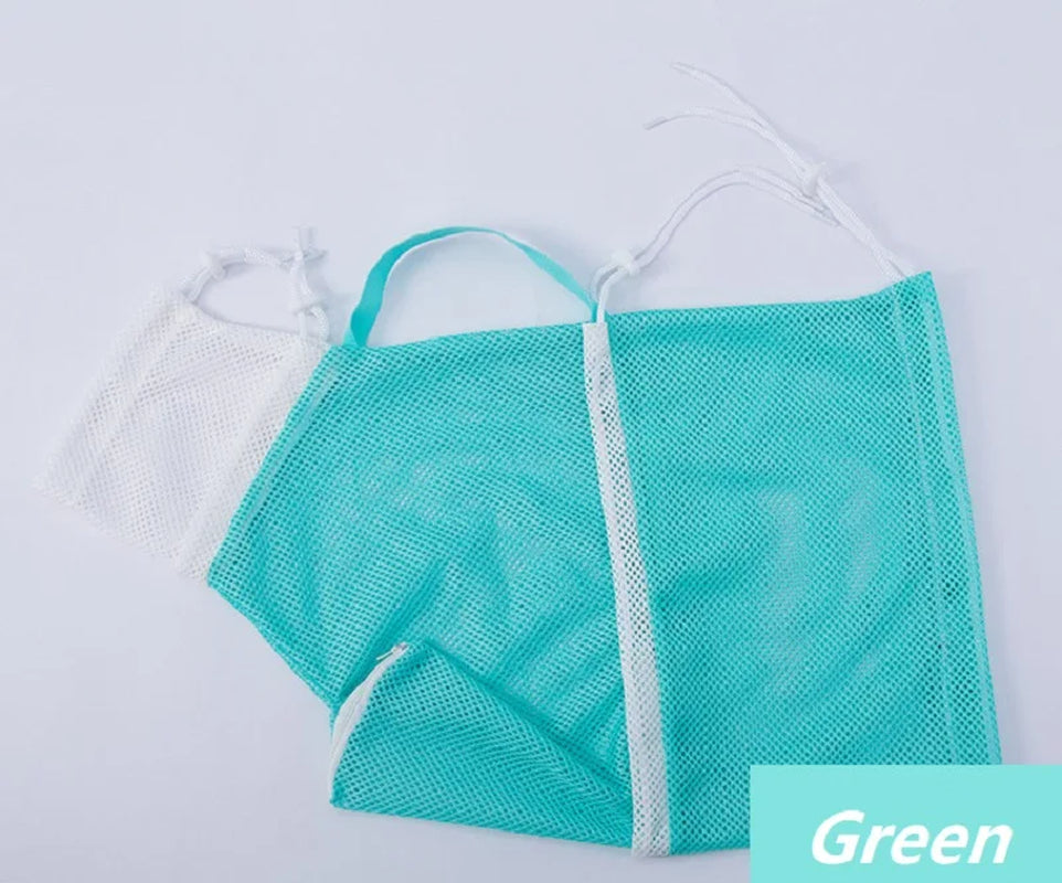 Cat Grooming Shower Bag Mesh Polyester Wash Mesh Bags Adjustable Cats Restraint Bag Prevent Scratching for Bathing Nail Trimming