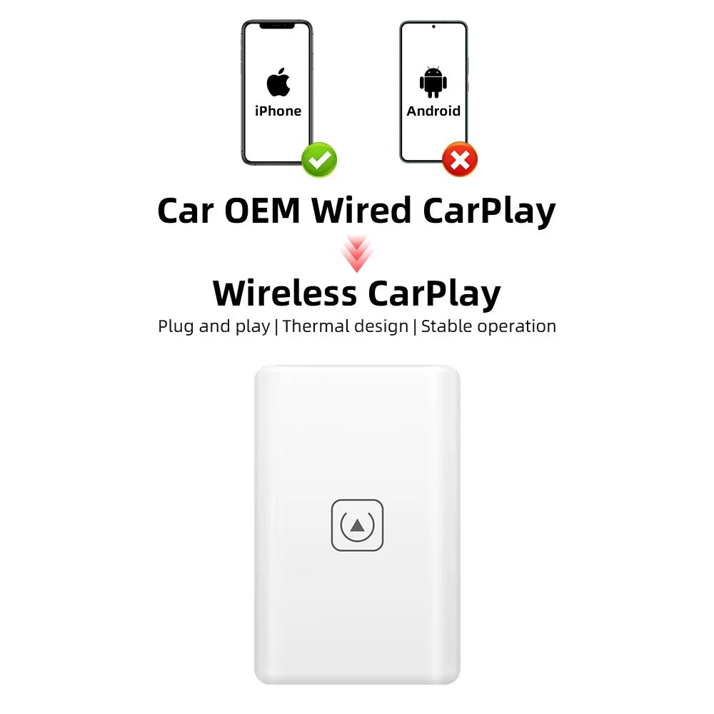 Wireless CarPlay Adapter for Apple