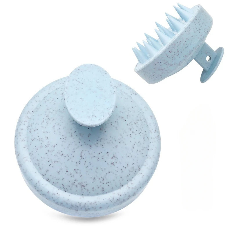 Silicone Shampoo Brush Head Scalp Massage Comb