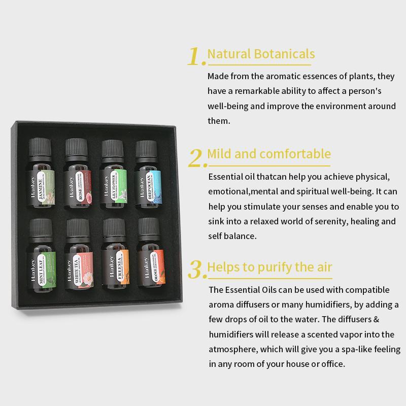 Aromatherapy essential oil set boxed aromatherapy lamp aromatherapy furnace humidifier with essential oil household essential oil purification