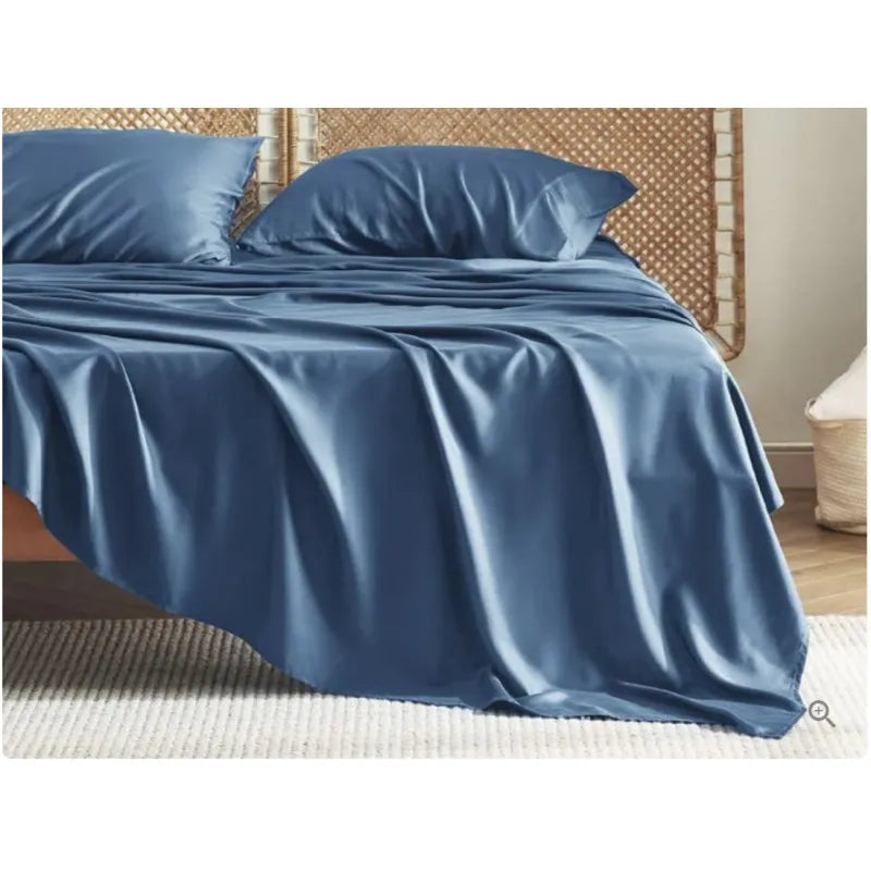 Bamboo Fiber Fitted Bed Sheet Four-Piece Set