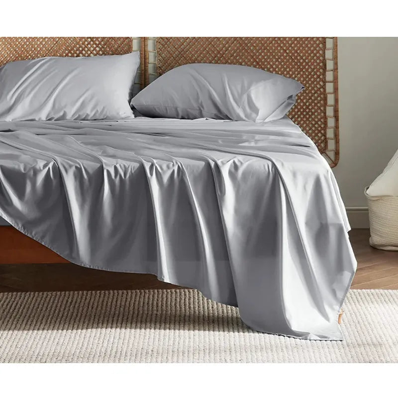 Bamboo Fiber Fitted Bed Sheet Four-Piece Set