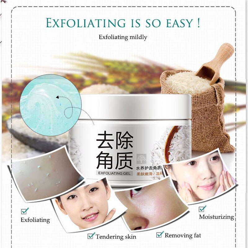 BIOAQUA Deep Exfoliator Gel Scrub Smooth Moisturizing Skin Care Whitening Face Cream anti Aging Repair Exfoliator Scrub