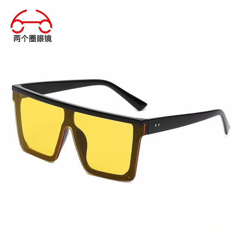 Two Circles Cycling Glasses One-piece Coated Men&#039;s Goggles Women&#039;s Windproof Marathon Running Sports Goggles