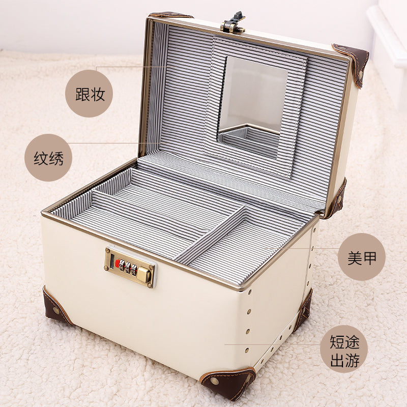 Trend Super Popular Makeup Box Portable Large-capacity Storage Box Tattoo Tool Box Korean Version Makeup Art