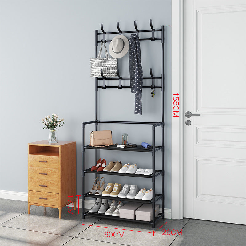 New Shoes And Hats Rack Simple Shoes Rack Floor-type Multi-layer Shoes Rack Modern Simple Household Multi-functional Hanger Special Price