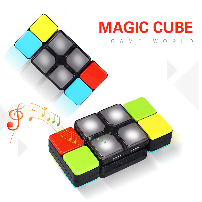 Music Game Rubik&#039;s Cube Educational Toys Luminous And Sound Variety Rubik&#039;s Cube Game Console Parent-child Interactive Toys