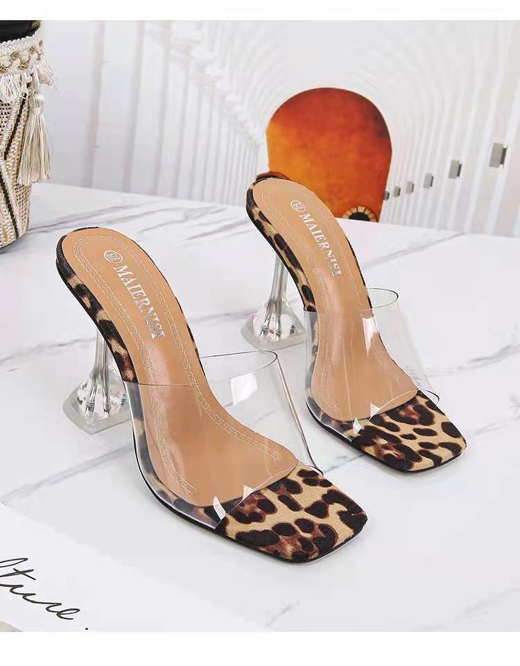 Summer New Stiletto Slippers Women&amp;#039;s Transparent