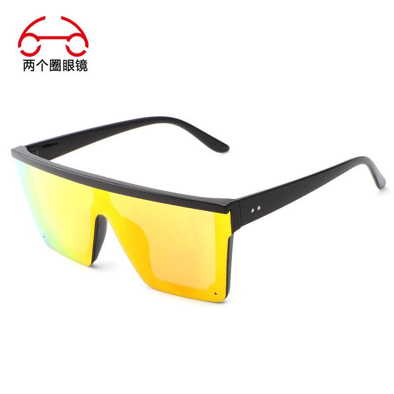 Two Circles Cycling Glasses One-piece Coated Men&#039;s Goggles Women&#039;s Windproof Marathon Running Sports Goggles