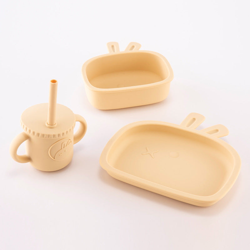 Children&amp;amp;#039;s Silicone Plate Food Supplement Bowl