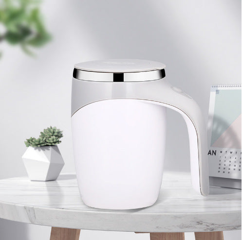 304 Stainless Steel Lazy Coffee Mixing Cup Automatic Mixing Cup Magnetic Rotating Electric Milk Cup Mug