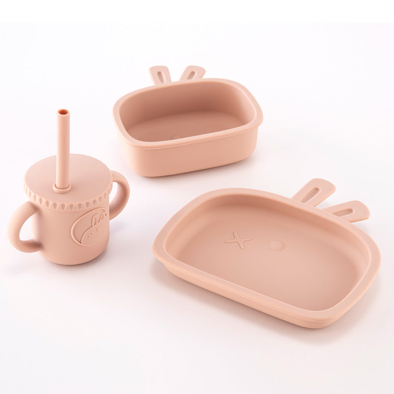 Children&amp;amp;#039;s Silicone Plate Food Supplement Bowl