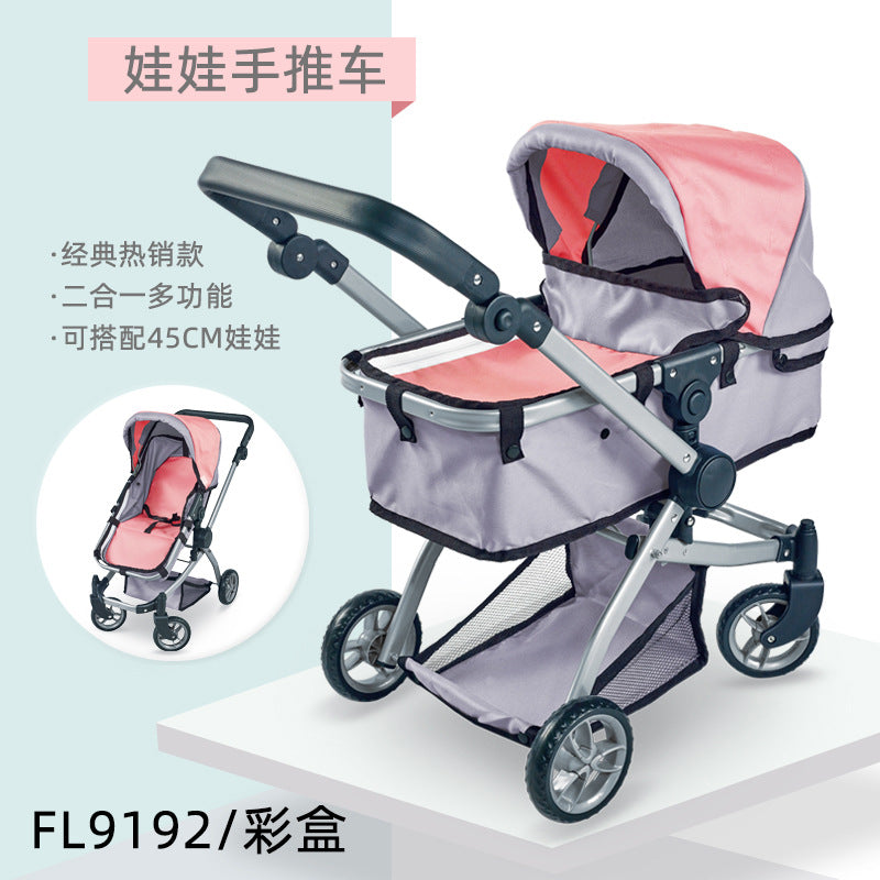 Distribution Classic Hot-selling Multi-functional Toy Trolley Baby Toddler Role-playing High-end Doll Car