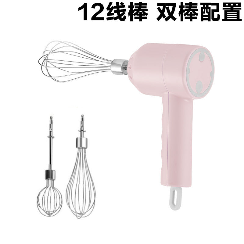 USB Charging Wireless Egg Beater Electric Home Baking Small Mixer Egg Beater Cream Whisk Handheld