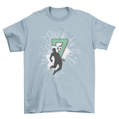 Soccer 7th Birthday T-Shirt