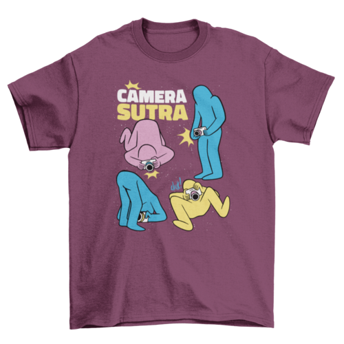 Camera sutra t-shirt