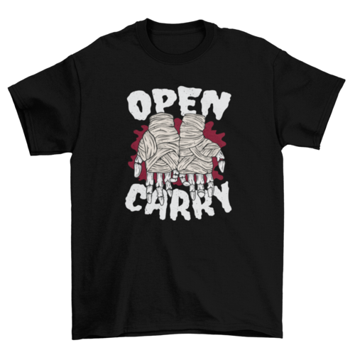 Skeleton hands boxing t-shirt