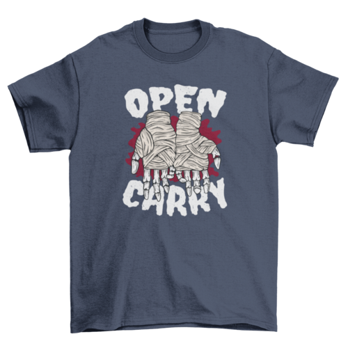 Skeleton hands boxing t-shirt