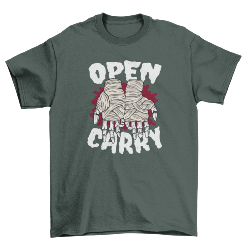 Skeleton hands boxing t-shirt