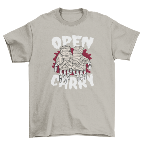 Skeleton hands boxing t-shirt