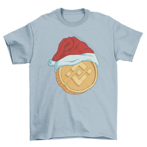 Crypto Finance Currency Coin Money Christmas hat Holiday Seasonal