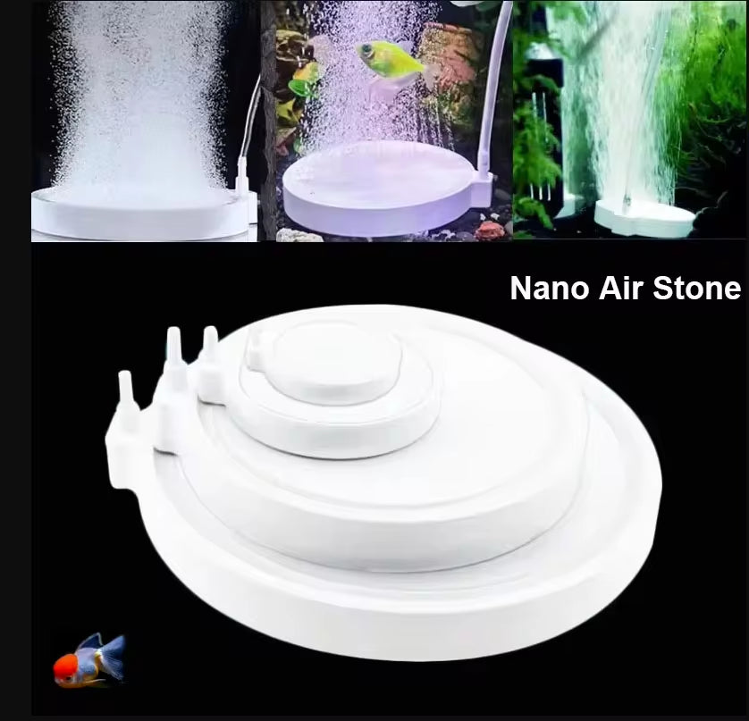 35/50/80/100Mm Fish Tank Aquarium Nano Air Stone Oxygen Aerator Air Bubble Pond Pump Hydroponic Oxygen Supply Accessories