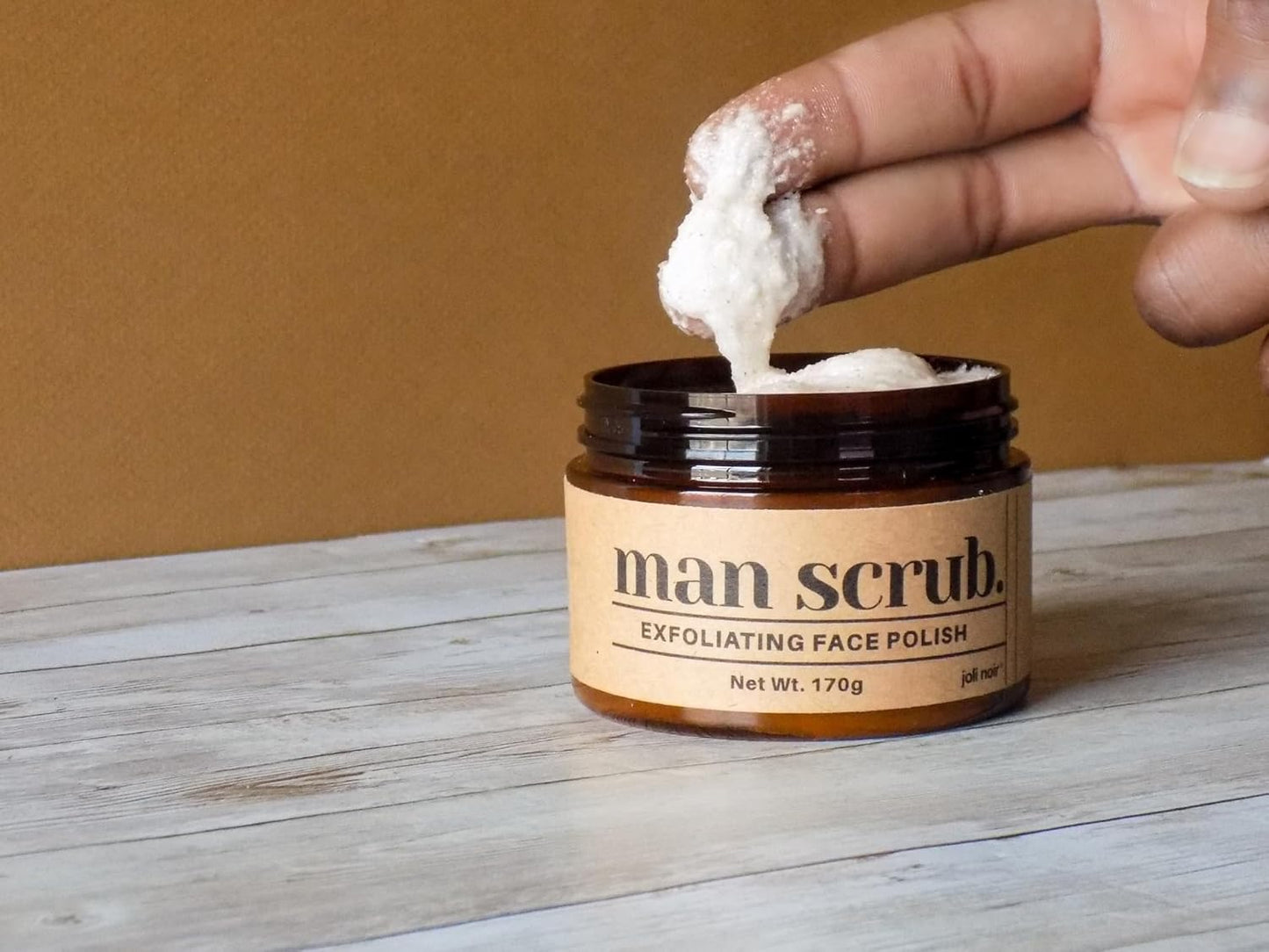 - Face Scrub for Men - Walnut Exfoliating Face Sugar Scrub - Walnut Powder, Pumice, Sugar - for Oily Acne Prone Skin Types